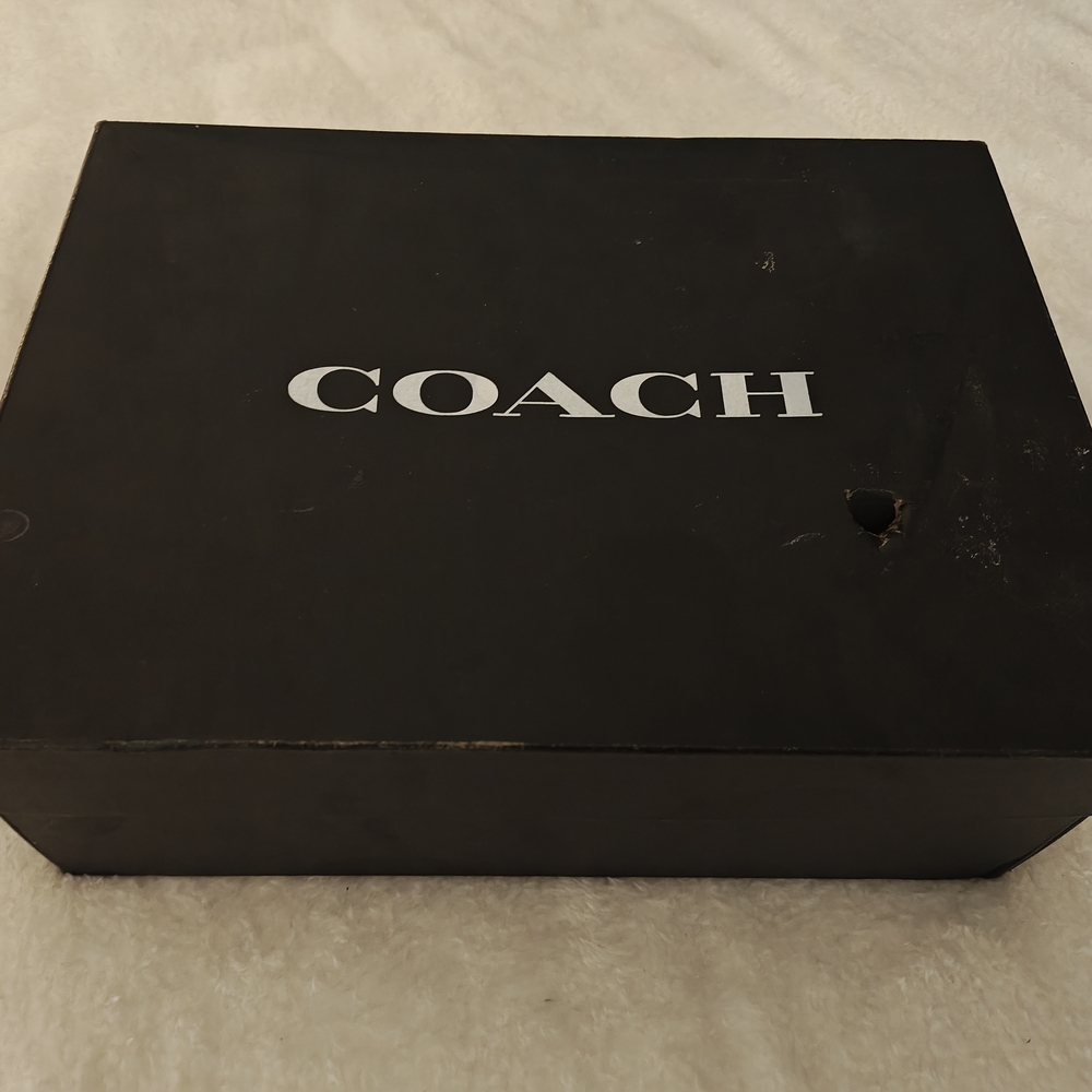 Coach Brown Patterned Women's Loafers - Picture 7 of 7